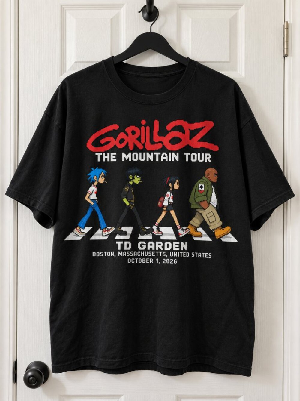 Gorillaz The Mountain Tour 2026 T-shirt